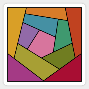 Crazy Quilt Block Sticker